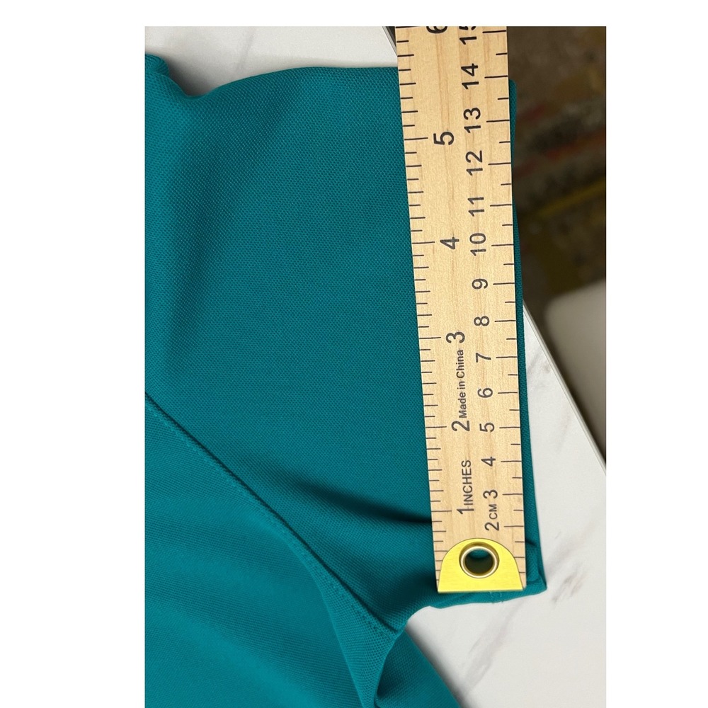 Lady Hagen Womens Teal Green Short Sleeve Golf Polo Shirt Size M Athletic Pique - Picture 6 of 11